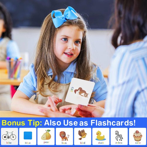 UPJAYEEK Wooden Blocks Spelling Game, Matching Letter Game for Kids Ages 3-8, Kindergarten Educational Sight Words Flash Cards Learning Toy, Preschool Montessori ABC Alphabet Crossword Puzzle