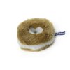 Copa Judaica Chewish Treat 4-Inch Diameter Bagel Cream Cheese Squeaker Plush Dog Toy, Small
