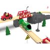 Toy Train Set for Wooden Tracks, Battery Operated Train for Toddlers, Motorized Train with Dinosaur Train for Kids, Electric Train Toy Compatible with Thomas & Friends, Brio