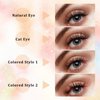 Colored Individual Cluster Lashes DIY Lash Extension 10-16mm Eyelash Clusters Volume Wispy Lashes Super Thin Band Reusable Soft & Comfortable (30D-13mm)