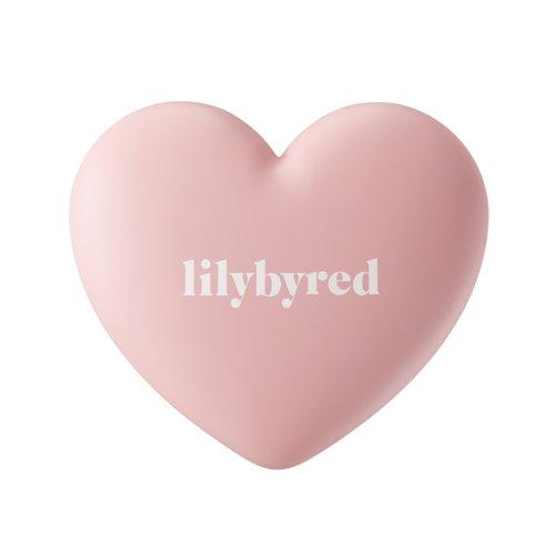 Lilybyred LUV BEAM CHEEK(AD) (02_Dollish Rose) - Heart Shaped Powder Blush with Shimmer, Natural-Looking Flush, Long-Lasting Radiance, Korean Beauty