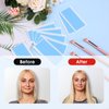 Hair Extension Tape, 240 Pieces Double Sided Adhesive Tape in Tape Replacement Invisible Waterproof Lace Front Wig Tape Tabs Real Hair Extensions Supplies for Human Hair Extensions No Residue 4x0.8cm