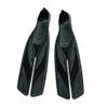 ATOMIC FULL FOOT SPLIT FINS HIGH ENERGY COMPOUND SCUBA DIVING (Black, 12-14)