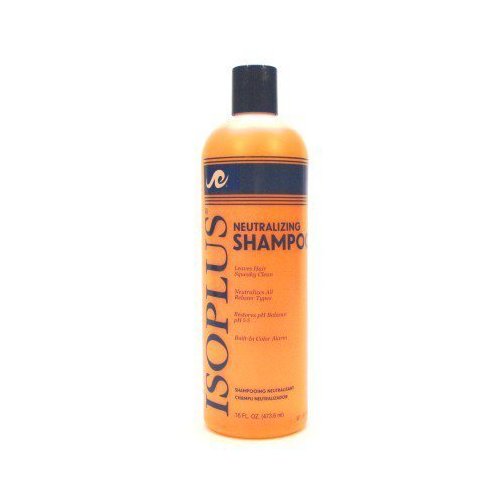 Isoplus Neutralizing Shampoo, 16 fl oz., Removes residue, ph level, leaves hair clean, hair relaxers, neutralizes, conditioner, hair conditioner, ph balance