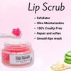 All in Beauty Lip Scrub, Lip Mask Sugar Scrub Exfoliator & Moisturizer, Lip Care Exfoliating Scrub and Lip Moisturizer for Chapped and Dry Lips, Lip Repair for Soft Lips Treatment (Strawberry Scrub)