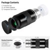 NEEWER 1.25 Inch Plössl Telescope Eyepiece, 48 Degree Wide Apparent Field Lens with 40mm Focal, Multiple Coated HD Optical Glass 4 Elements Standard 1.25" Interface for Astronomy Telescope, LS-T19