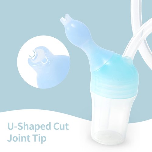 Pigeon Baby Nasal Aspirator with Silicone Rubber Nose Nozzle, Comes with an Exclusive Case