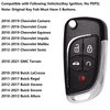 Upgraded Remote Key Fob Replacement Fits for Chevy Cruze Equinox Camaro Impala Malibu Sonic Buick Regal Verano Encore Lacrosse Allure GMC Terrain Keyless Entry Remote Start Control OHT01060512