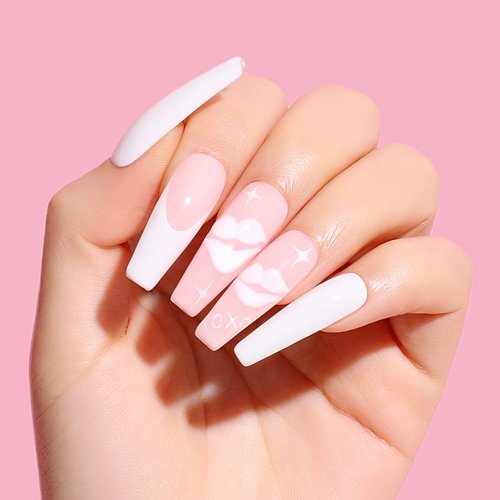AIMEILI Soak Off Nude Pink Gel Nail Polish Set, All Seasons Pink Nail Polish Gel Color Set for Women Girls Valentines Mother's Day Gift Of 6pcs X 10ml - Kit Set 31