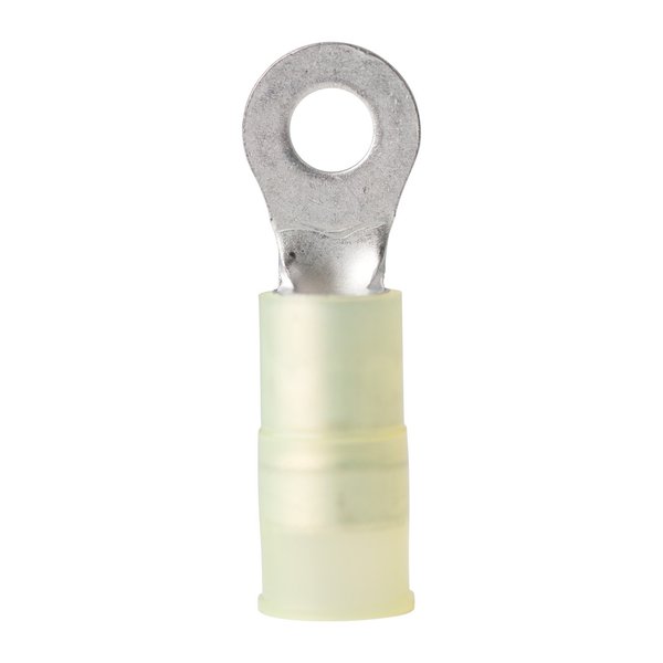 Ancor 210222 Marine Grade Electrical Nylon Insulated Double Crip Funnel Entry Ring Terminals with Insulation Grip (12 to 10-Gauge, Size 8 Screw, 25-Pack)