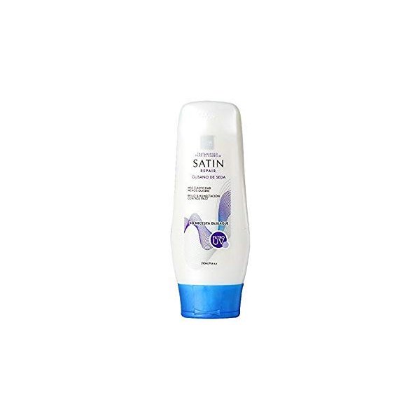 L'Mar Satin Hair Repair Treatment Silkworm Control Frizz UV Filter Tratamiento Para El Cabello Gusano de Seda Brillo y Humectacion Filtro UV 9.6ounces-290milliliter