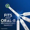 Oral-B Cross Action Replacement Brush Heads for an Oral-B Electric Toothbrush, Pack of 3, Black