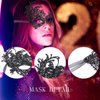 Blindery Lace Eye Mask Costume Mask Lace Masquerade Mask Women Party Ball Venetian Masks for Ball Proms and Party (phoenix)