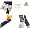 BodyMoves Thumb Splint Brace Plus Finger Hot and Cold Gel Pack- for de quervain's tenosynovitis, Tendonitis, Trigger Thumb spica,Carpal Tunnel, CMC Adjustable wrist and Reversible(Left and Right Hand)