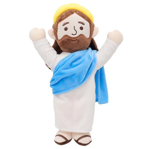Yelakey Jesus Plush Jesus Stuffed Doll Jesus Plushie Toys Christian Stuff Religious Party Favors Gifts for Kids for Christening Easter