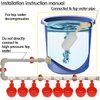 Complete Set Pipeline Automatic Chicken Nipple Waterer Cups and 1/2" PVC Tee Fittings Pipe Feeder Poultry Waterer Chicken Waterer Chicken Water Cup Chicken Waters Chicken Watering System