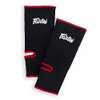 Fairtex AS1 Ankle Guard - Premium Ankle support for Muay Thai, MMA & Kickboxing - Maximum Support & Comfort. Ideal Foot Support for Intense Training(Black/Red/One Size)