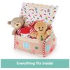Baby GUND Play Soft Collection, My First Gingerbread House 5-Piece Playset with Rattle, Squeaker and Crinkle Plush Toys, Sensory Toy for Babies, 7.5”