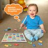 Diaodey Wooden Magnetic Fishing Game for Toddlers, Montessori Fine Motor Skills Toy with Letters and Numbers, Preschool Learning ABC and Puzzle Educational Toys Gift for 3 4 5+ Year Old Kids(2 Poles)