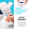 30 Rolls 15000pcs White Price Gun Labels for Mx-5500 Labeller White Pricemarker Stickers Plus 3 Piece Refill Ink Rolls