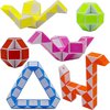 24 Pack Fidget Snake Cube Mini Twist Puzzle Bulk Toys for Kids Teens Stocking Stuffers,Birthday Party Favors,Classroom Rewards, Pinata Goodie Bags Fillers,Carnival Prizes,Treasure Box,Random Colors