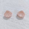 Shell Jaw Hair Clips for Women Girls 2Pcs Small Acrylic Seashell Claw Clips Beach Sea Shell Hair Accessories for Women Pink Seashell Clamp Clip Claws for Mermaid Birthday Decorations