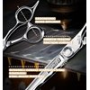 GGPH Professional Hair Cutting Scissors - SUS 440C & Cobalt Stainless Steel Barber Shears Fine Adjustment Tension Premium Shears for Hair Cutting (Hair Cutting Scissors S5, 6.0 Inches)