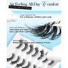 BEYELIAN Wispy Eyelashes Natural Look 8-16mm Cat Eye Wispy Lashes Soft and Lightweight 3D Volume Natural False Lashes Wispy, Reusable, Easy to Apply 7 Pairs (7P-WIS-17)