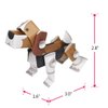 PIPEROID Animals Beagle Dog - Japanese 3D Paper Dog Puzzle DIY Origami Kit for Kids and Adults