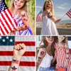 CHARLENT 4th of July Temporary Tattoos - 148 Individually Sheets American Flag Tattoos for Kids Women Men Independence Day Party Decorations and USA Party Favors