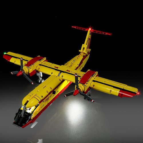 Mililier LED Light Kit for Lego 42152 Firefighter-Aircraft Set, Compatible with Lego 42152 Building Blocks Model(Not Include Blocks Set)
