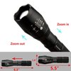 TotaLohan Military Grade 2000 Lumen 5 Mode LED Tactical Flashlight Torch for Hurricane Camping Biking Hiking Home Emergency,4 Pack