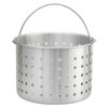 Winware Professional Aluminum Steamer Basket Fits 20-Quart Stock Pot, Silver