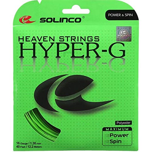 Solinco Hyper-G Heaven Strings Poly (Polyester) 20 Gauge / 1.05mm Tennis Racquet String Sets 2-Pack (2 Sets Per Order) - Best for Spin, Control, and Durability