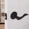 Honeywell Safes & Door Locks - Wave Lever Door Handle with Non-Locking Interior - Passage Front Door Lever is Ideal for Closets & Hallways - 6.88" L x 2.75" W Inches - Oil Rubbed Bronze - 8106403
