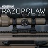 Monstrum Ultralight Razorclaw Dual Ring Scope Mount | Inline Rings | 1 inch Diameter