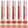 Lea ll U Lip Liner & Lip Glaze Set, Waterproof Smooth Lip Liner, Long Lasting Matte Lip Glaze, Velvet Lip Glow, 2 Pcs, Nude Lipstick, 5 Colors (04#Grapefruit soda)