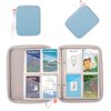 CROTIRAD Card Binder for Yoto Player Cards with 80 Pockets, Yoto Card Holder with 10 Removable Sleeves, Carrying Case for Yoto Cards with Hand Strap, Blue