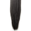 S-noilite Clip In Ponytail Hair Extensions Claw Clip In Ponytail Extention Hairpiece Long Straight Jaw Clip In Ponytail for Women Synthetic Fiber Hair 21 Inch Natural Black