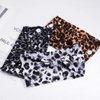 Aceorna Boho Button Headband Wide Knotted Hairbands Stretch Nurse Headbands Women Head Wraps Workout Ear Saver Hair Band Leopard Turban Headwear Yoga Hair Accessories for Women 3 Pcs (Set A)