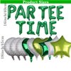 Let's Partee Time Golf Party Decorations Golf Balloons Banner Men Boys Party Balloons Decoration Sport Themed Party Supplies Green Balloons for Birthday Baby Shower Retirement Party