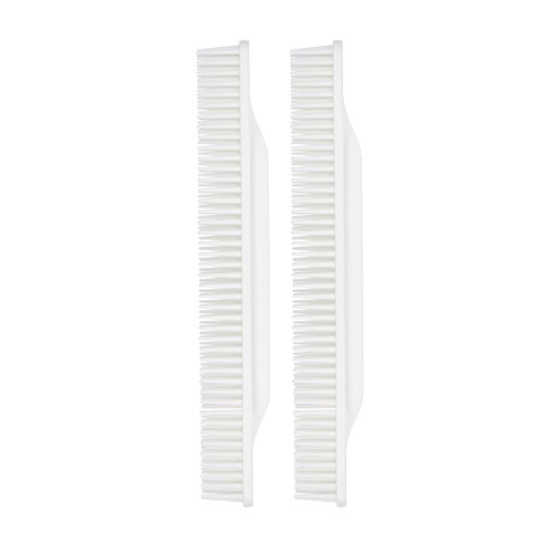 Allegro Combs #70 Wide Tooth Combs Defining Brush Comb 3-Row Wide Tooth For Curly Hair Comb For Women Curly Hair, Hair Stylists Hair Comb 2 Piece (White)