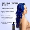VOODOO Blue Hair Paint (Serenity) 8 Oz | Vegan & Cruelty-Free Blue Hair Dye | Ammonia, Sulfate & Paraben-Free | Vivid & Bright Intermixable Temporary Hair Dye | DIY Semi Permanent Hair Color (8 Oz)