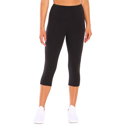 Marika Women's Carrie Tummy Control Capri Legging Black Small