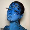 Mehron Makeup Paradise Makeup AQ Pro Size | Stage & Screen, Face & Body Painting, Special FX, Beauty, Cosplay, and Halloween | Water Activated Face Paint & Body Paint 1.4 oz (40 g) (Lagoon Blue)