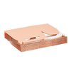 Juvale 24-Pack Treat Boxes - Candy Gable Boxes for Party Favors, Birthday, Wedding, Baby Shower (Rose Gold, 6.2x3.5x3.6 In)