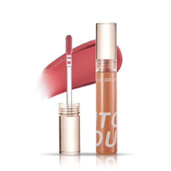 INTO YOU Lip Gloss, Lip Stain Long Lasting, Lip Tint, Lip Plumper Gloss, Glitter Lip Gloss, Liquid Lipstick, Lip Oil, Vivid Color, Smudge-Proof, Lightweight, Naturally Moisturizing (G02)