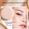 BLUE LOVE Air Cushion BB Cream Liquid Foundation, Lightweight Tinted BB Cream Makeup Long Lasting Concealer, BB cream Tinted Moisturize Foundation for Face Makeup and Mature Skin(01 Ivory White)