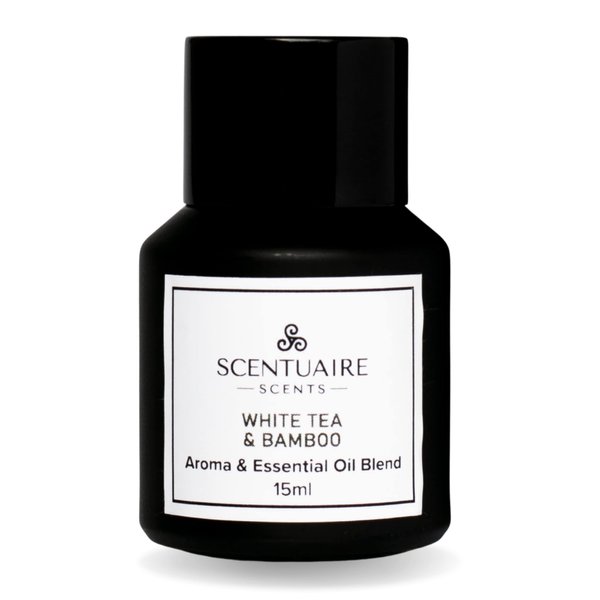 Scentuaire 15ml White Tea & Bamboo Aroma Oil for Scent Diffusers | Diffuser Oil Refill | Premium Essential Oil Fragrance Blend
