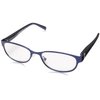 Foster Grant Isa Reading Glasses, Navy Blue/Transparent, 59 mm
